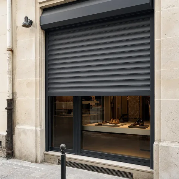 Store et rideau métallique — Achères